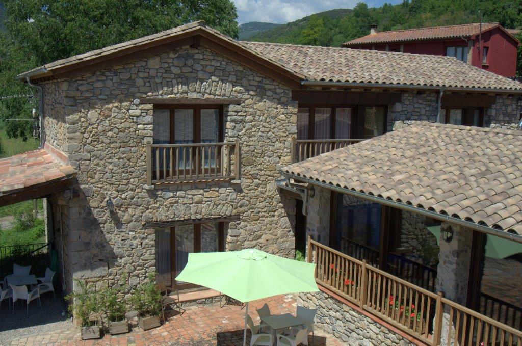 Hostal De La Rovira Oix Buitenkant foto