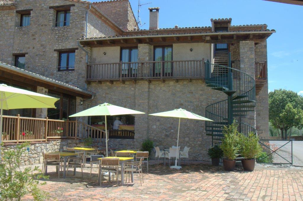 Hostal De La Rovira Oix Buitenkant foto