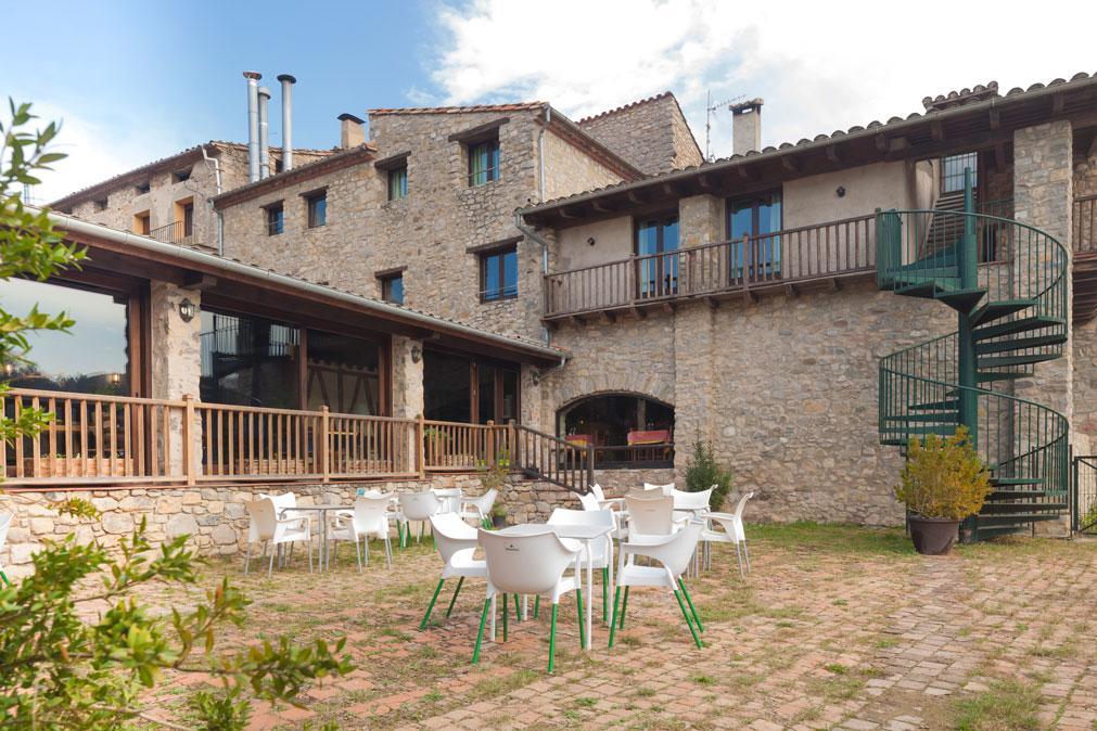 Hostal De La Rovira Oix Buitenkant foto