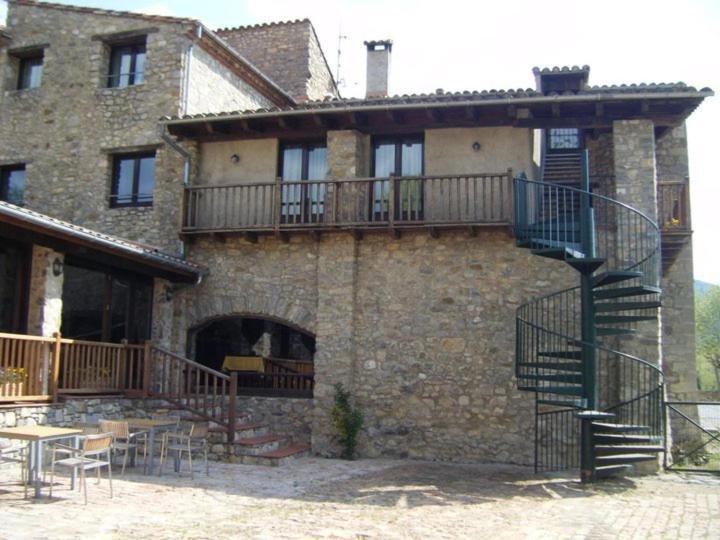 Hostal De La Rovira Oix Buitenkant foto