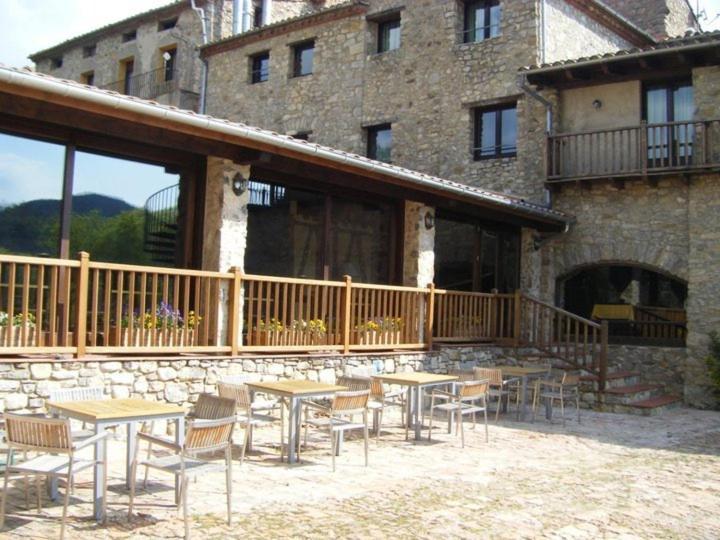 Hostal De La Rovira Oix Buitenkant foto